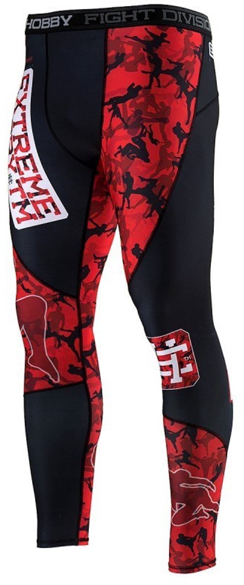 Extreme Hobby Red Warrior - Sportlegging - Elastisch - Anatomsiche Vorm