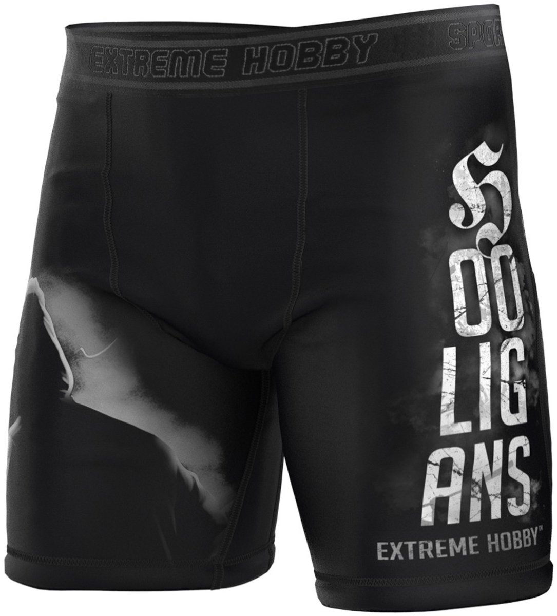 Extreme Hobby HOOLS Serie - Sportbroek - Compressie - Zwart - Maat L