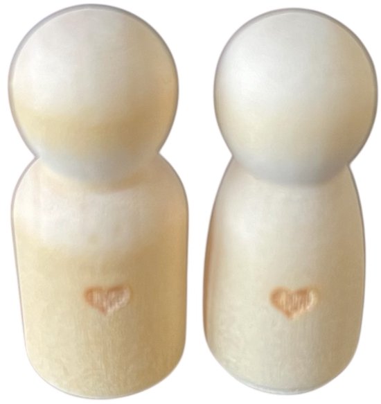 Doosje baby - peg doll - wil jij mijn knuffeltante zijn - peetante vragen - knuffeltante worden - knuffeltante vragen - cadeau - doosje met een vragen - peetoom woag van Doosje — afbeelding 2