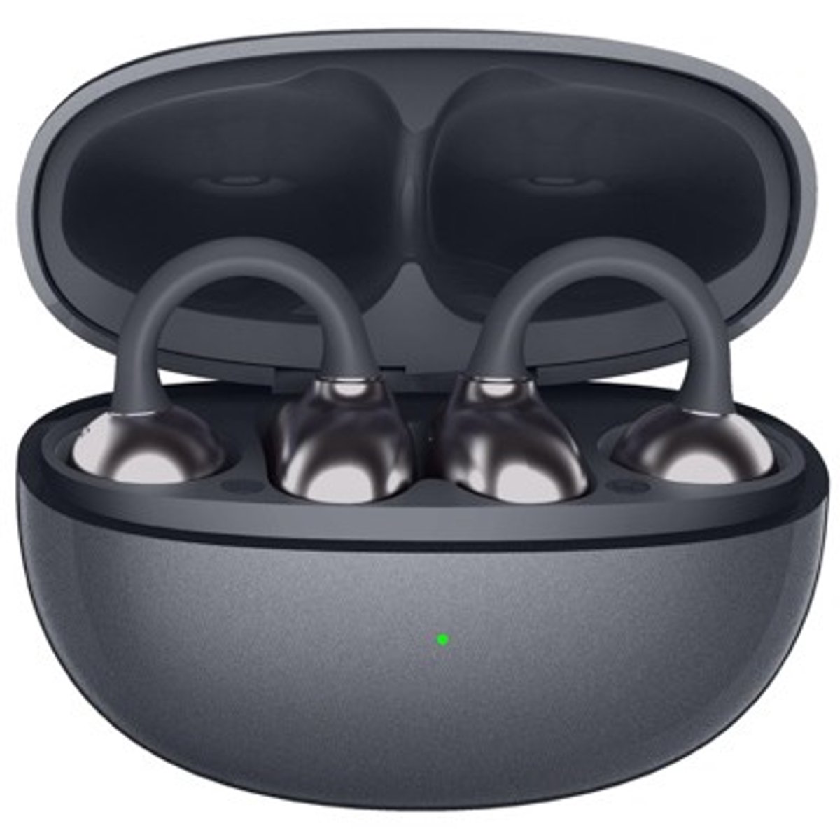OWS Clip-On Oordopjes – Bluetooth 5.4 – Open-Ear – Draadloze Sport Headset – Comfortabel Clip-Design – 30u Batterij – Zwart
