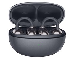 OWS Premium Sport Oordopjes – Deep Bass & Hi-Fi Stereo – Luxe Metalen Case – Bluetooth 5.3 – Open-Ear – 30u Batterij – Zwart