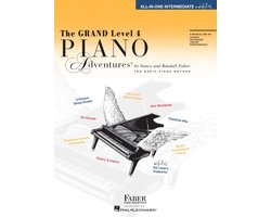 The Grand Level 4 Piano Adventures: All-In-One Intermediate + Piano Method and Sheet Music Collection with Online Media Lessons Technique Theory Perfo