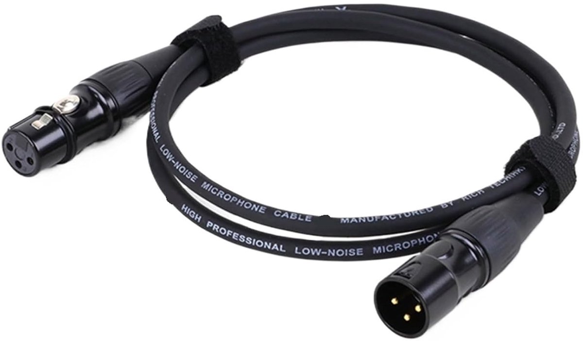 Microfoonkabel XLR - Audio kabel - Muziek Opnemen - Gebalanceerde Interface - 03 M - 15 M - Geel