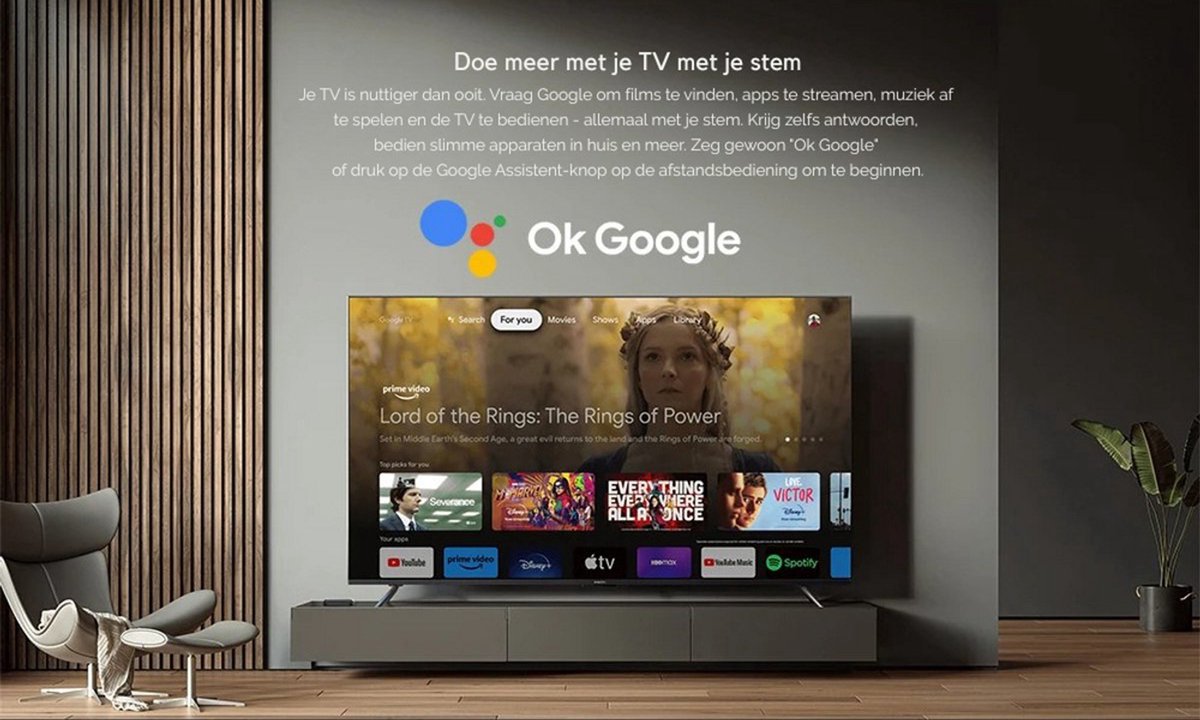 Android TV Box GD2 – Chromecast Google TV – Google Gecertificeerd Media Streamer – Netflix, Disney+, Videoland en meer – 4K HDR - 2GBR, 32GB Opslag — cadeau in Elektronica - foto 3