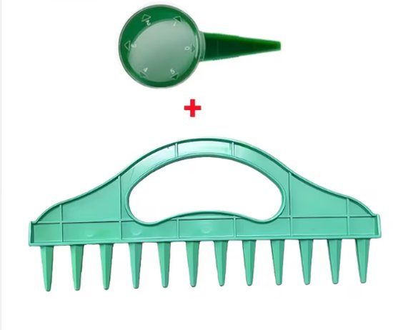12-gaten hand zaaimachine - 2 Stuks - Grondperforator - Seeding hole punch - Verstelbare Zaad Verspreider - 5 verschillende korrelgrootte - Zaadverdeler - tuingereedschap - Tuin Zaad Dispenser - Handheld seeder tool - Zaaier - Planter - Seed drill van Merkloos	 — afbeelding 3