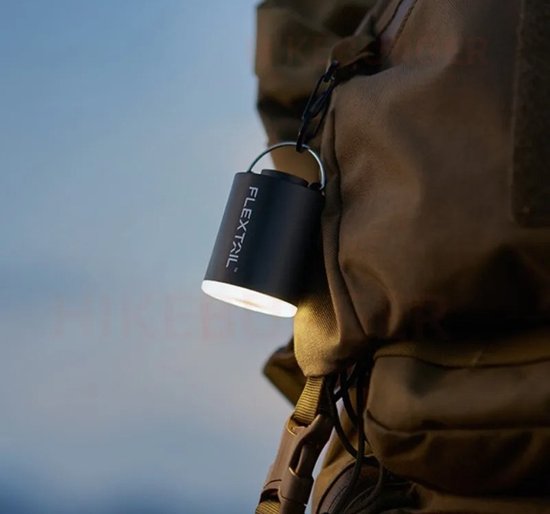 WiseGoods Premium Oplaadbare Luchtbedpomp - Tiny Pump X2 3-in-1 Met 400LM LED Lantaarn - Compact - Luchtbed Pomp Zwart - Outdoor van WiseGoods — afbeelding 3