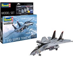 Revell Modelbouwpakket Militaire voertuigen - 63960 F-14D Super Tomcat - Model Set Plastic - 1:72 - Modelbouw