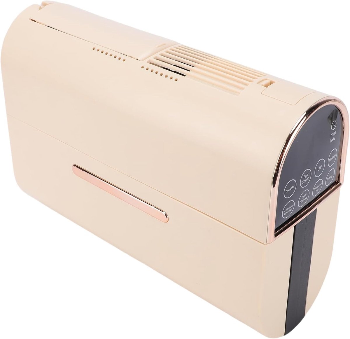 Draagbare Wasdroger Opvouwbare Droger Kleine Ruimtes Afstandsbediening Timer 100x535x35cm Beige