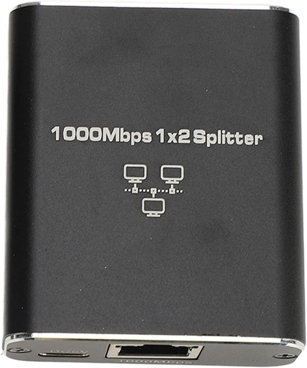 Ethernet Splitter - LAN Adapter - Netwerk Uitbreiding - 1000 Mbps Snelheid - Compact Ontwerp