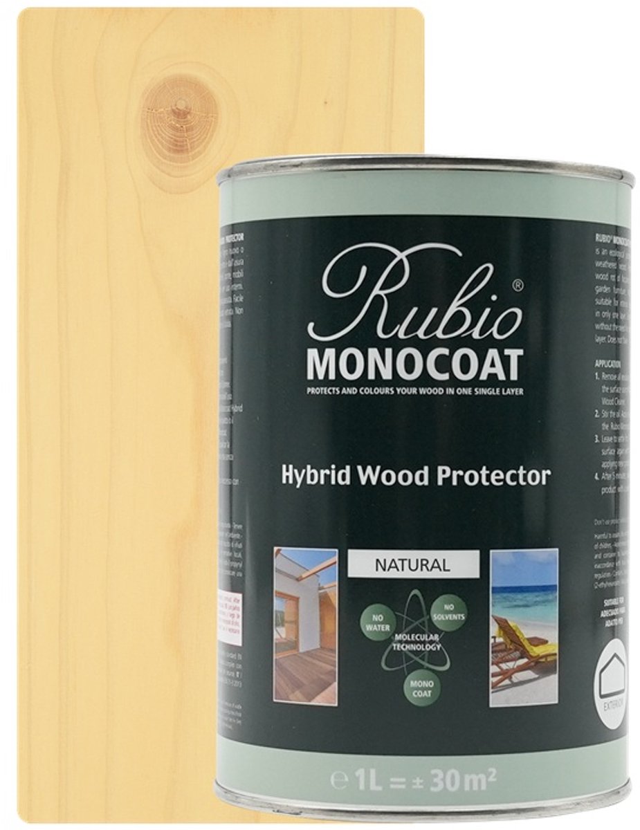 Rubio Monocoat Hybrid Wood Protector Natural 1L 124043