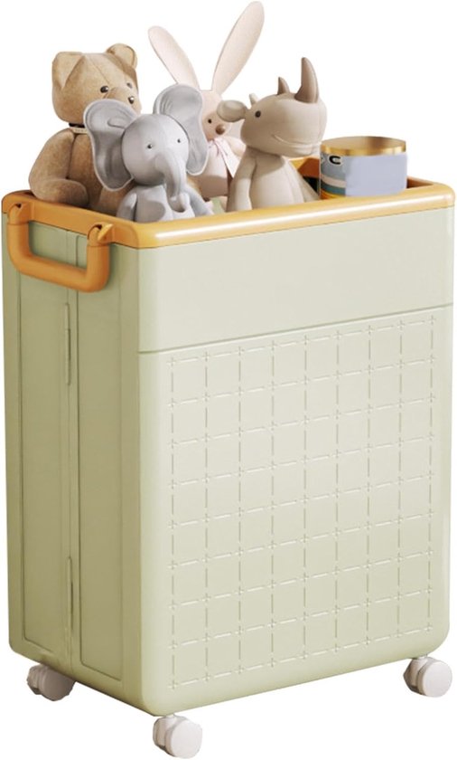 Opbergmand Yogamat - Trainingsuitrusting Bak - Thuis Opbergen - Ruimtebesparend Opvouwbaar - 405 x 75 x 49 cm - Lichtgroen — afbeelding 5