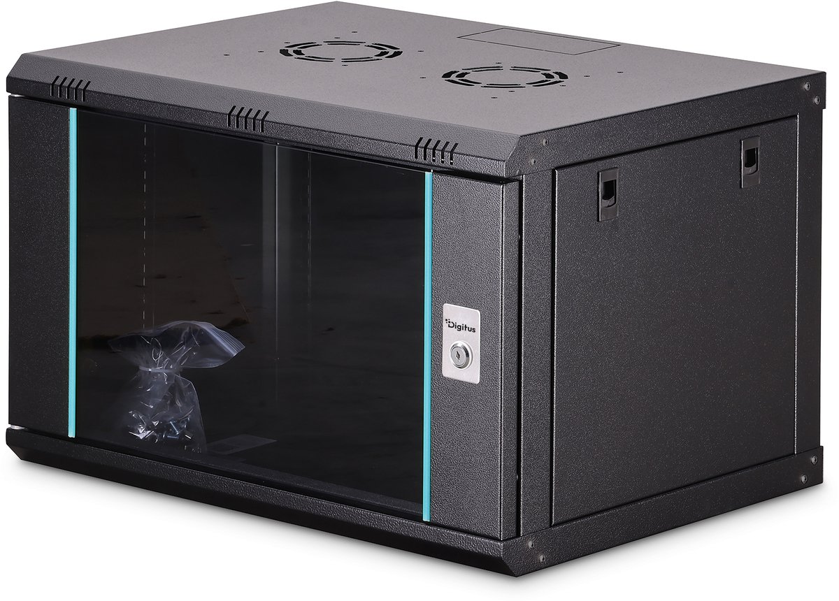 Image of Digitus DN-37101 rack 7U Wandrek Zwart