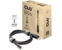 Club 3D Mini DisplayPort™ naar DisplayPort™ 1.4 HBR3-kabel M/M 2 m/6,56ft.
