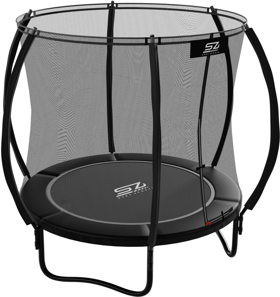 Senz Sports - J4000 Plus - Trampoline - 244 cm - Rond - Met Springveren — afbeelding 2
