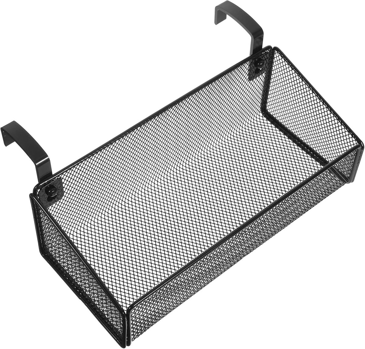 Hangende Opberger - Nachtkastje Mand - Ruimte Besparen - Sterke Draagkracht - 27x12x9cm - Zwart