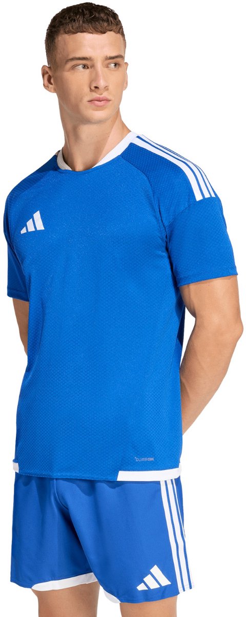 adidas T-shirt Heren Tiro 26 Competition Match Jersey Blauw-Wit - Maat S