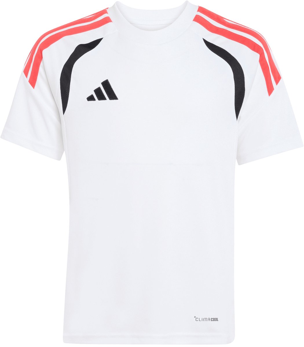 adidas T-shirt Kinderen Tiro 26 League Jersey Wit-Zwart-Rood - Maat 116cm