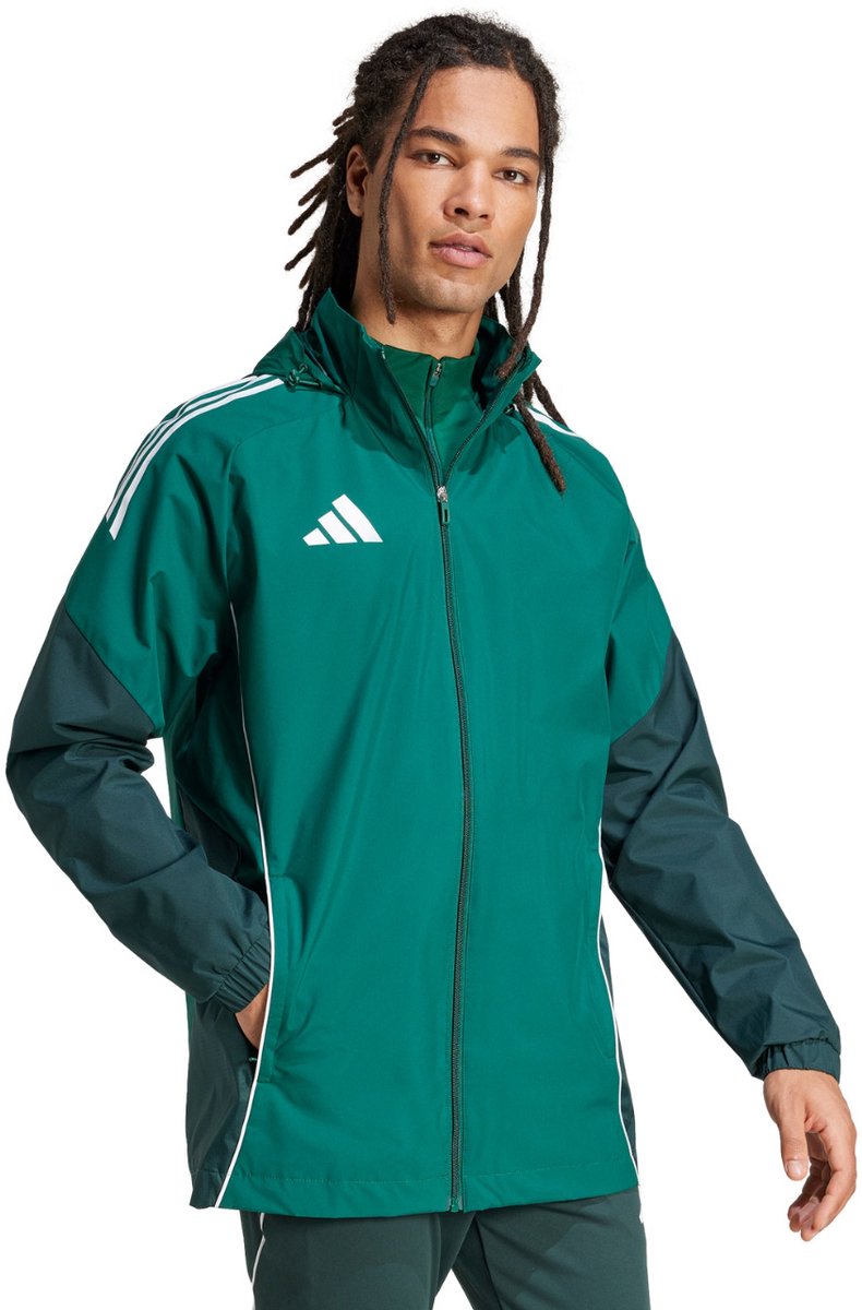 adidas Jas Heren Tiro 25 Competition All-Weather Groen - Maat L