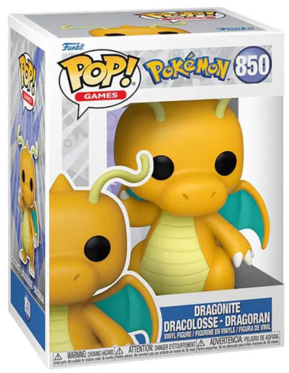 Pop Games: Pokémon - Dragonite Funko Pop #850 — afbeelding 6