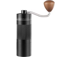 Handmatige Koffiemolen - Koffiebonenmolen - Verse Koffie - 55 Instellingen - 18.5x15x14.1cm - Zwart