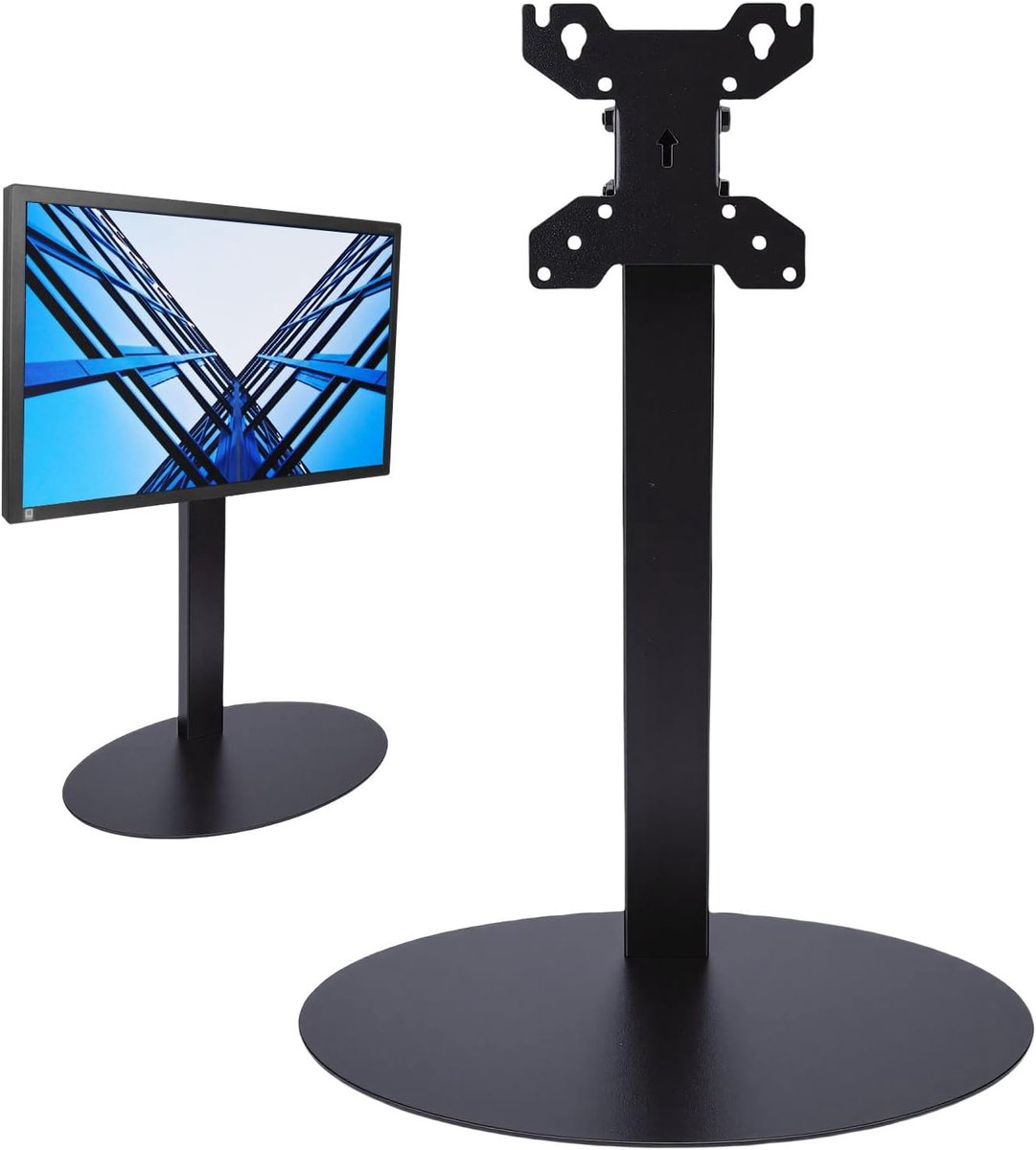 Monitorstandaard - Bureausteun - Ergonomisch Werken - Verstelbare Hoek - 14-34 Inch - Zwart