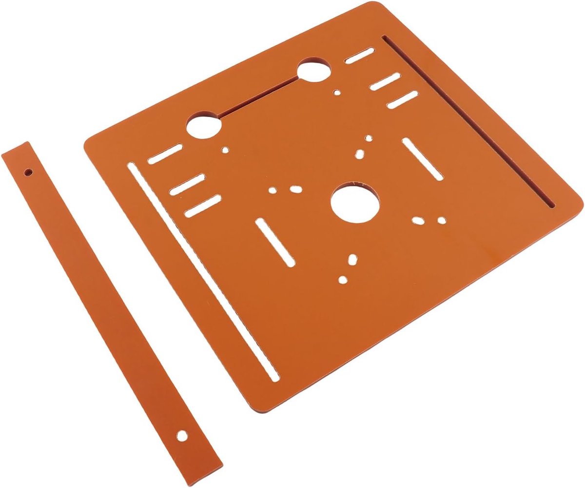 Universele Basisplaat voor Cirkelzaag - 28x25 cm Bodemplaat voor Nauwkeurig Zagen tot 45 Graden