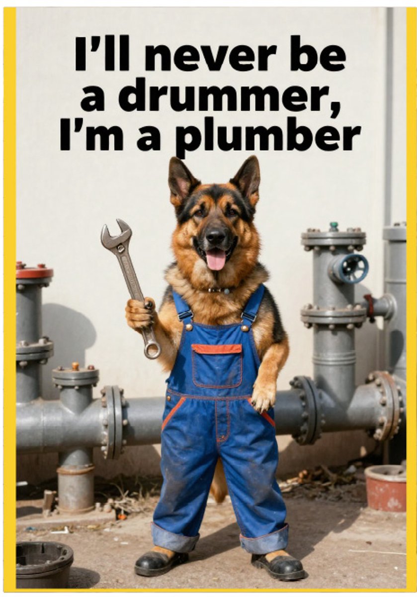 Huurdies - Poster - I'm a plumber - A2