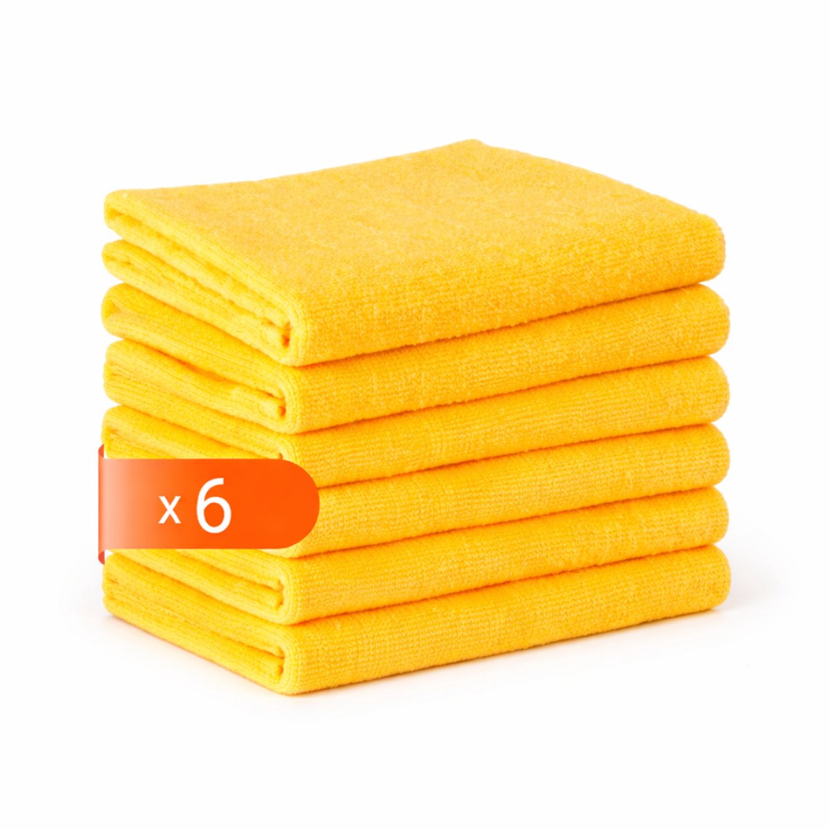 Tavas Harmonie Gastendoekjes 30x50 cm Geel Set van 6 100% Katoen Gastenhanddoek Rechthoek Handdoek Keuken Hotelkwaliteit Gastendoek