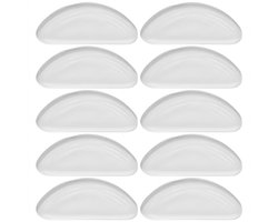 Transparante siliconen neuspads voor brillen – 20 stuks antislip neuskussens – zelfklevende neus pads 1,9 x 0,8 cm