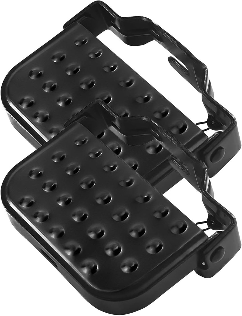 Achterste vouwpedalen - Fiets pedalen - Extra passagiers - Verdikt metaal - 13x9cm - Zwart