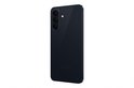 Achterkant van de Samsung Galaxy A57 5G in navy blauw met drie camera's.