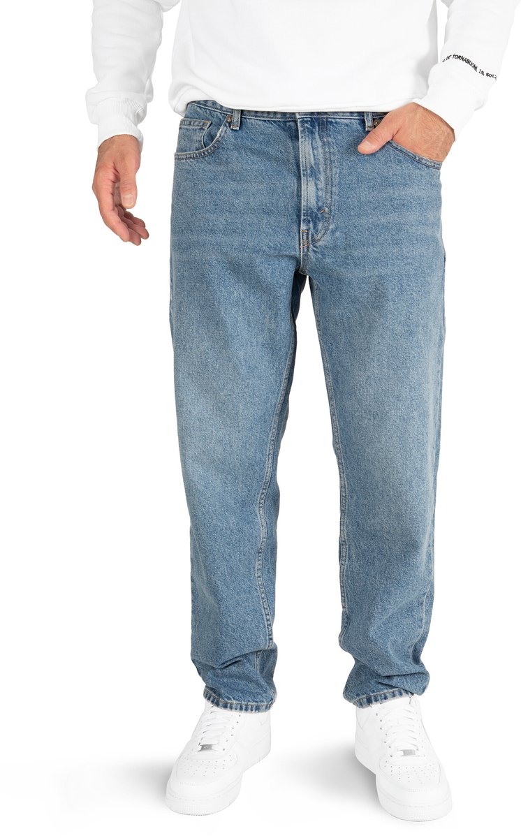 WOTEGA Heren Jeans Thor – Loose Fit – Denim – Lichtblauw – 5-pocket