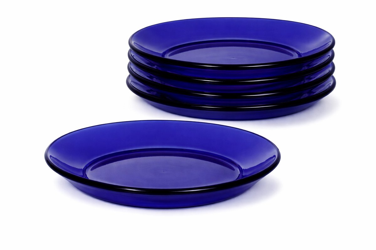 Dessertgerecht Duralex Lys saphir Blauw Ø 19 x 2 cm