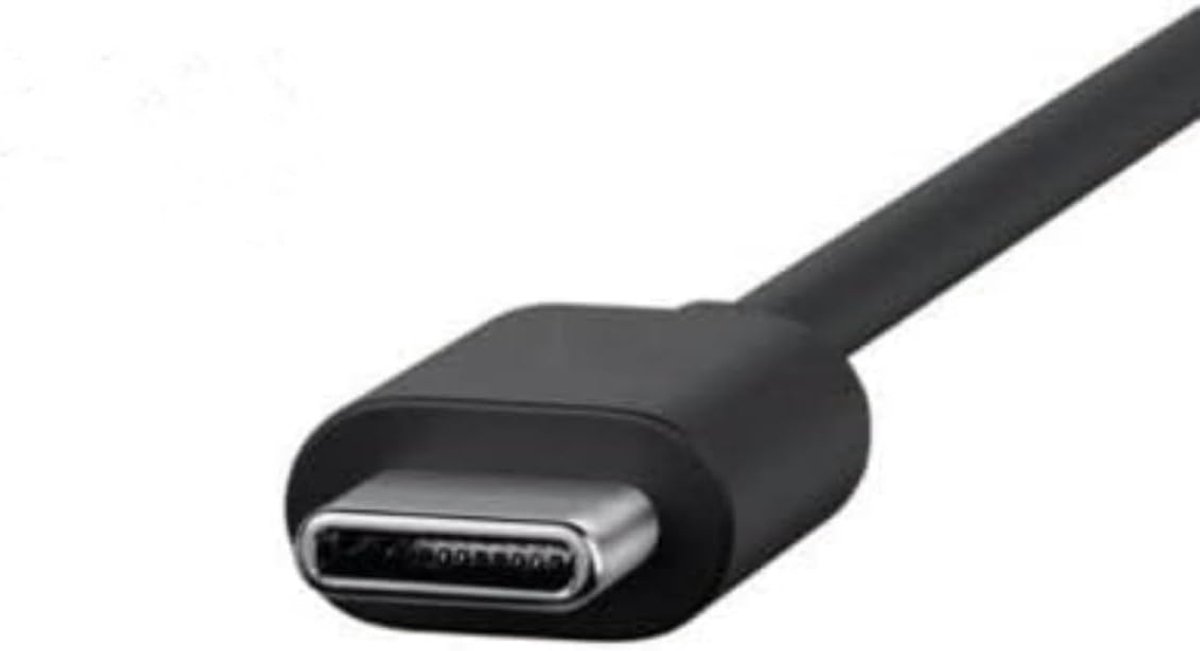 Oplader Kabel - Stroomadapter - Apparaat Opladen - Type C Connector - 5V DC - Zwart