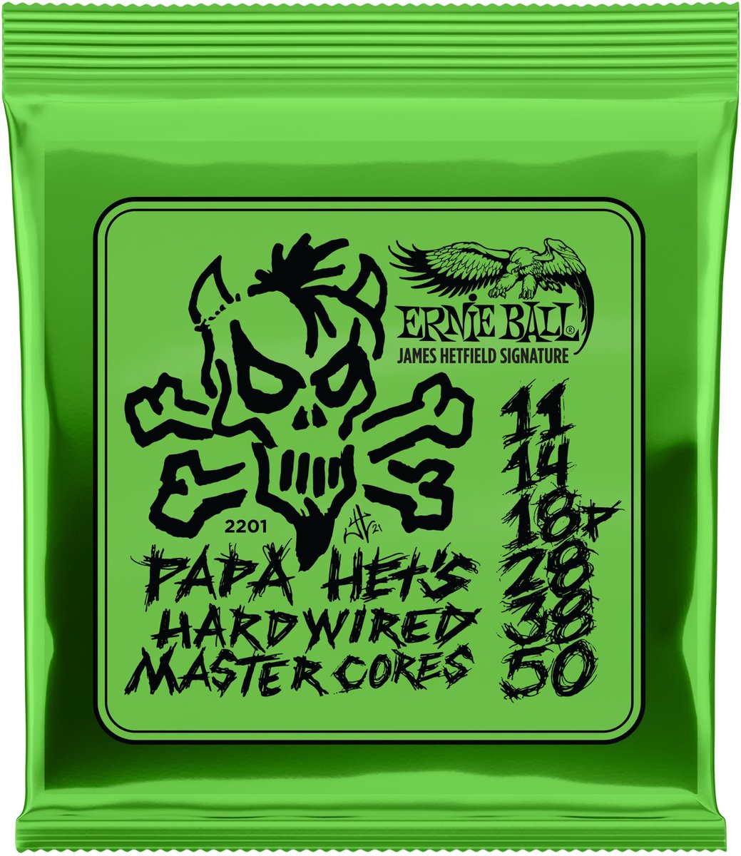 Ernie Ball EB2201 Papa Hets Signature 11-50 - Elektrische gitaarsnaren