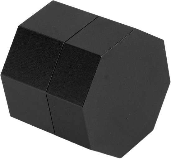 Biljartkrijt Houder - Poolkrijt Case - Keu Onderhoud - Aluminium Legering - Compact Formaat - Zwart — afbeelding 4