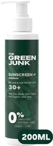 The Green Junk Minerale Zonnebrand 200ML - Natuurlijke Zonnebrand - Zonnebrandcreme - Zonder Synthethisch Parfum - Geschikt voor de Gevoelige Huid - Factor 30+