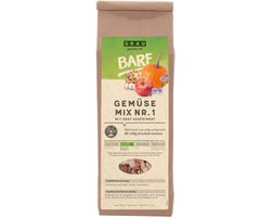 Gedroogde Groenten Mix - Fruit Hondensnacks - BARF Dieet Aanvullen - Natuurlijk Zonder Toevoegingen - 150 Gram