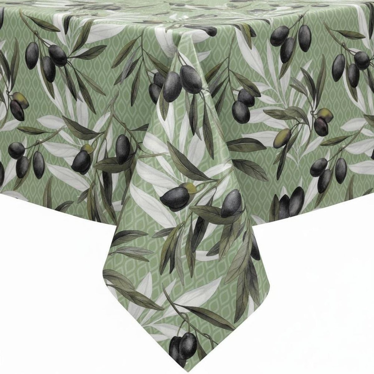 Protecttable - Tafelzeil Zwarte Olijf 140x170cm - Tafelkleed Afwasbaar - Kunststof