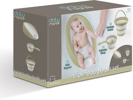 Dolu Baby Bad Set Eco Groen — afbeelding 2