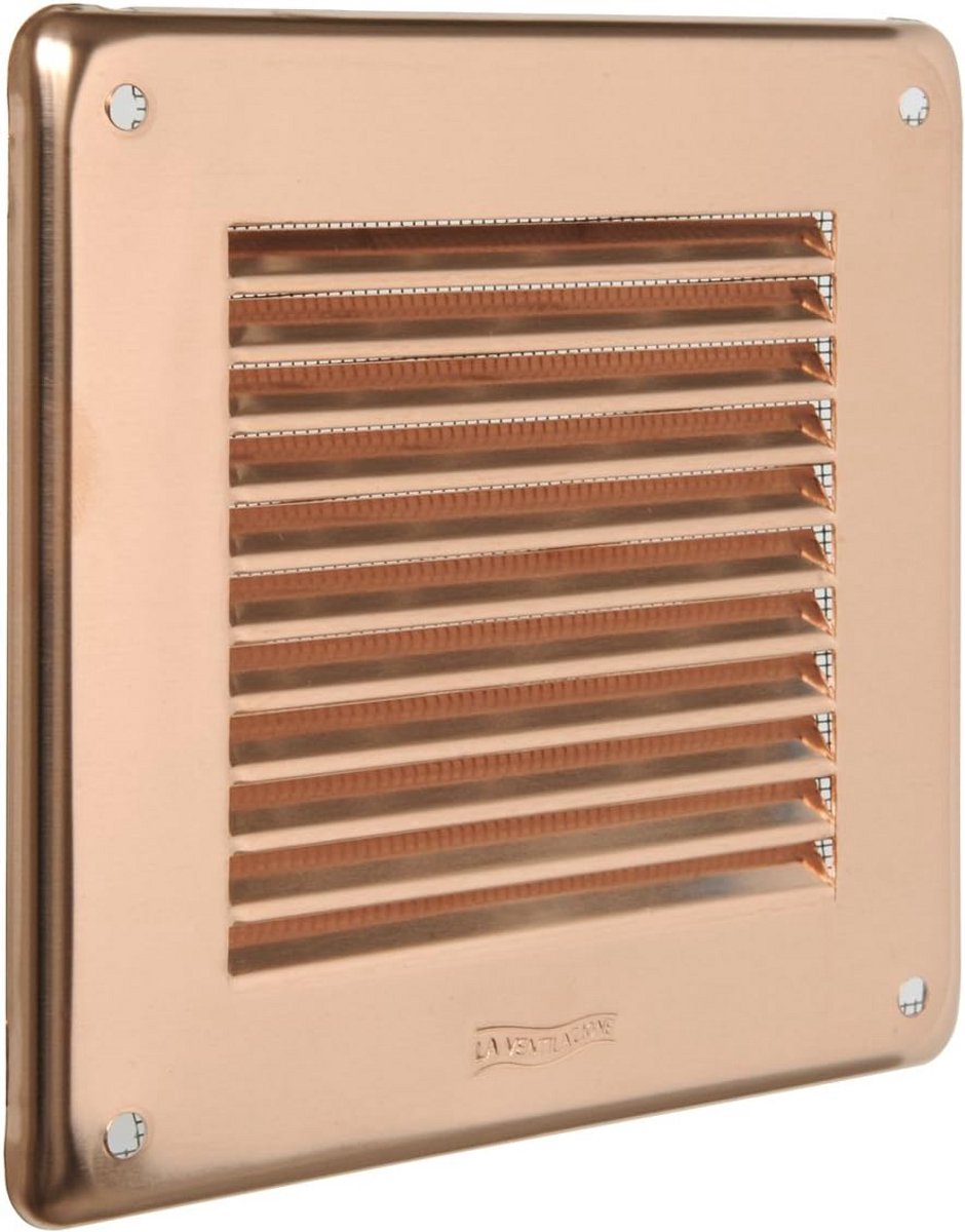 Vierkant Overlappend Ventilatierooster van Kunststof en Metaal
