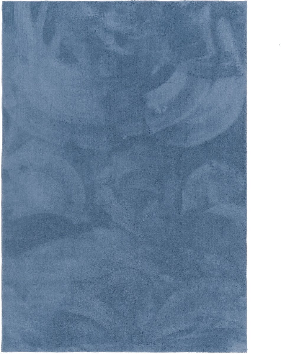 Pergamon Vloerkleed Luxe Superzachte Bont Parel Blauw