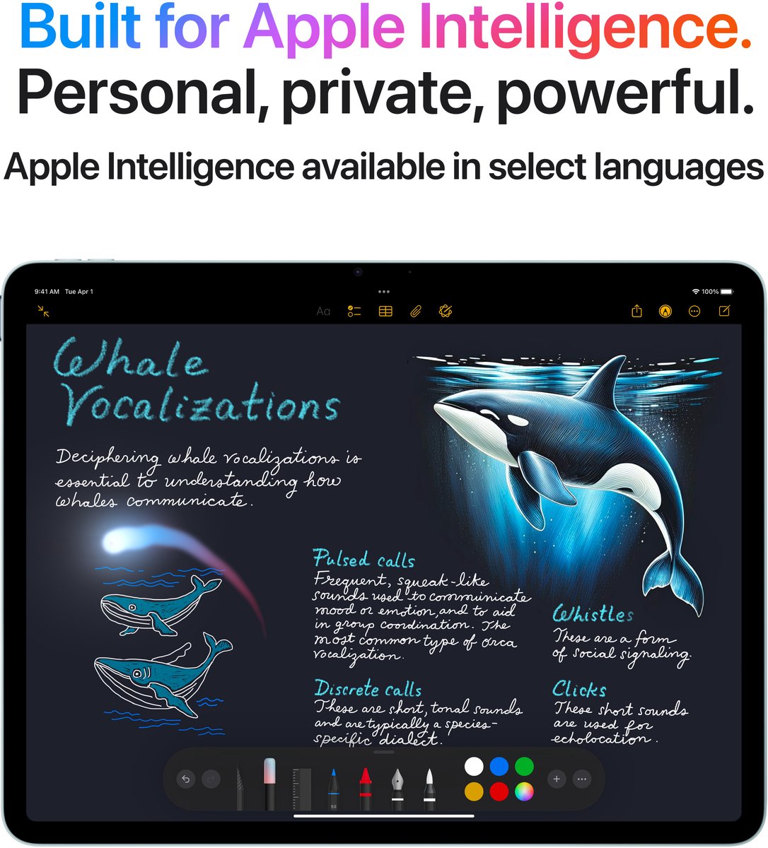 Apple iPad Air M3 (2025) - 11 inch - Wi-Fi - 512GB - Starlight - 7e generatie thumbnail 4