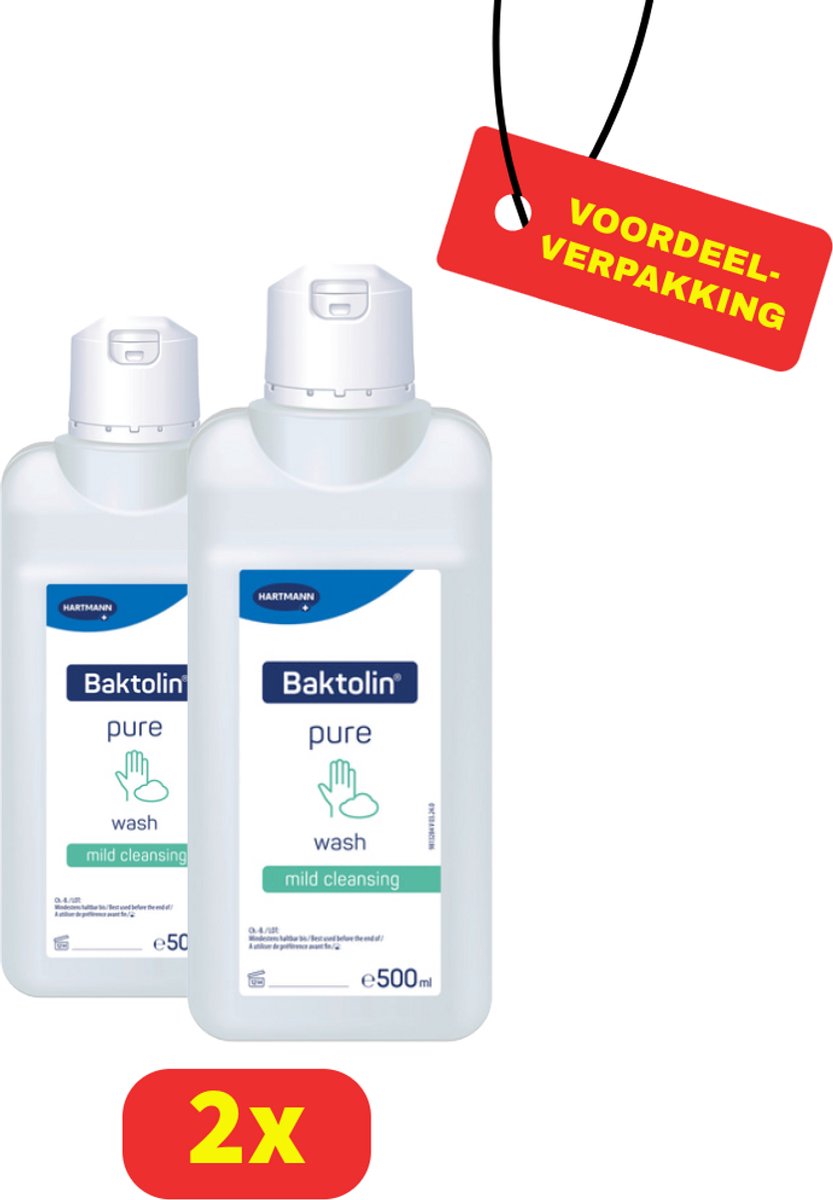 Baktolin pure Handdesinfectie - 2x 500ml voordeelverpakking
