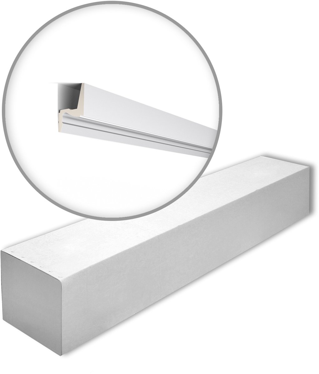 NMC IL7 MEMORY-box ARSTYL Noel Marquet 1 doos 14 stukken Kroonlijst Indirecte verlichting modern design wit | 28 m