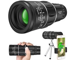 16X52 Monoculair Telescoop HD – Compact & Hoge Versterking – Voor Concert, Reizen, Vogels Kijken