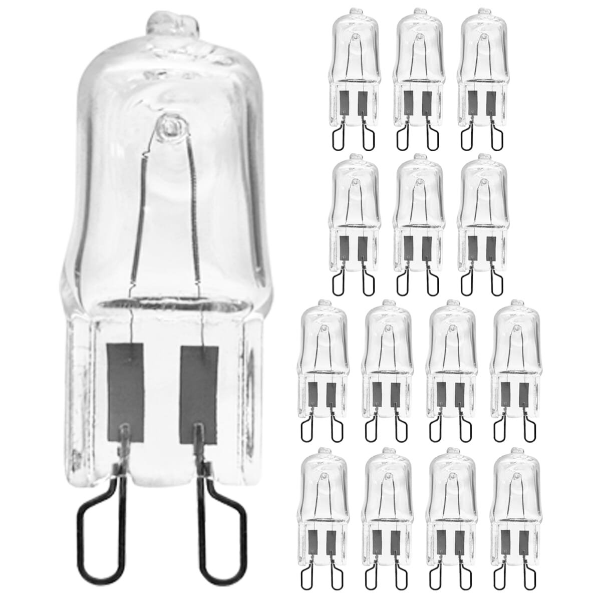 Modee Ovenlamp Halogeenlamp G9 40W 300 Graden - 490lm 230V - Warm Wit Licht - Dimbaar - 15 stuks