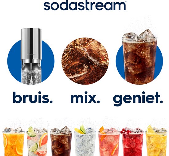 Sodastream Bruiswatermachine Enso RVS