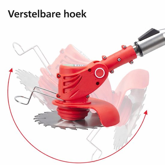 36V Grastrimmer - MAGICFOX - Draadloze -Telescopische steel - Verstelbare hoek - 3 Soorten messen — afbeelding 2