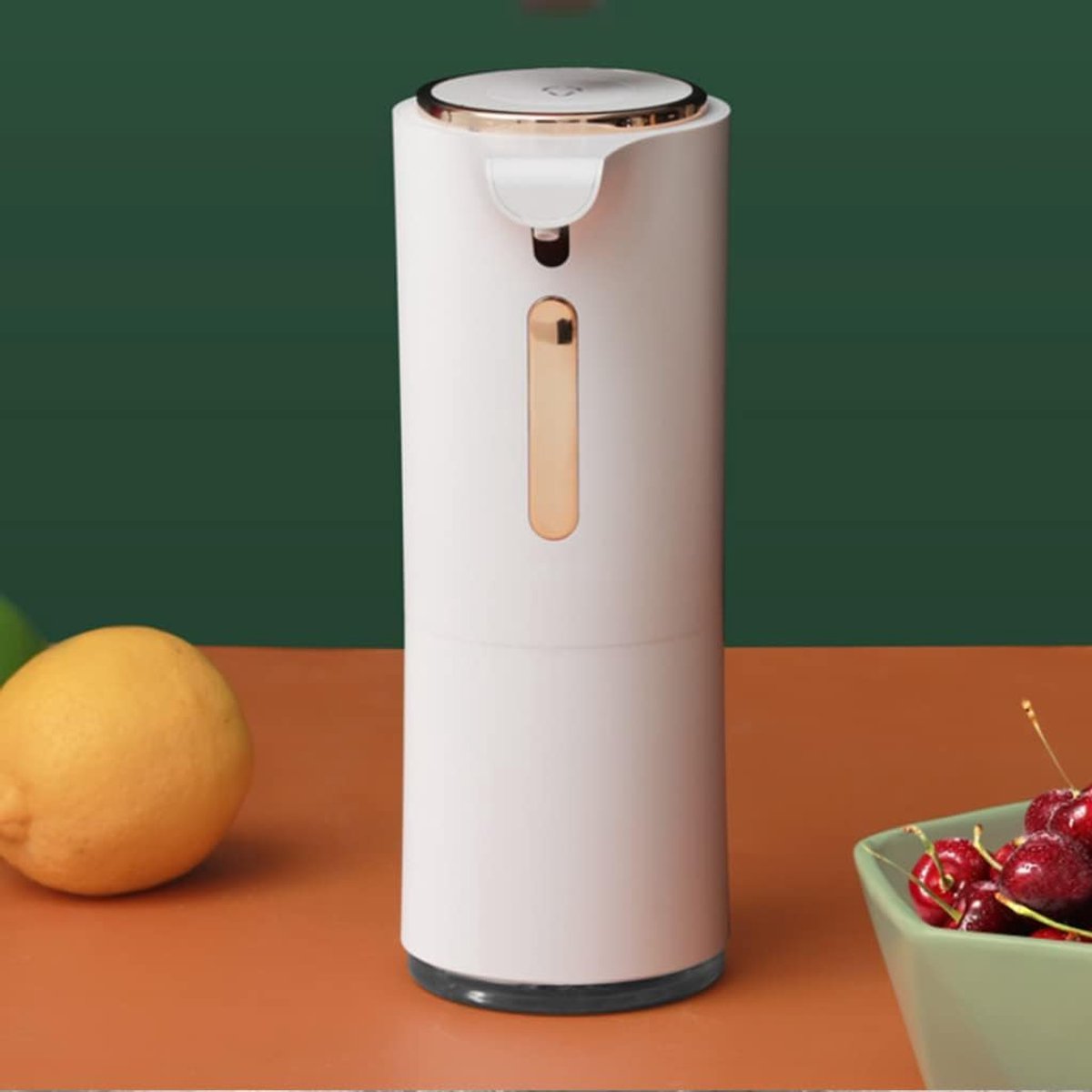longziming -Witte Automatische Zeepdispenser voor Badkamer met Infrarood Sensor – Zeepcontainer voor Hotels